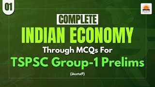 Complete Indian Economy through MCQs for TSPSC Group1 Prelims Demand and Supply Part1  TSPSC [upl. by Aradnahc232]