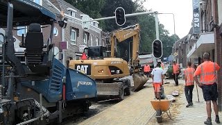 Amstenrade hoofdstraat laatse fase aanleg nieuwe riolering [upl. by Tabby784]