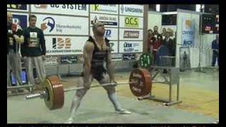 2008 EPF European Championship Olech Deadlift 3rd attempt [upl. by Araem474]