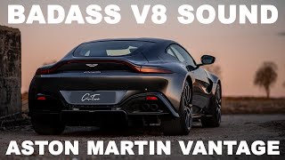 ASTON MARTIN VANTAGE V8 Sound  COLD START  Sport  Sport Plus amp Track Mode  BADASS LOUD [upl. by Finer480]