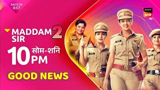 Madam sir season 2 Episode 1 promo releasing date Cast Story promo full information [upl. by Alaehcim345]