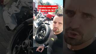 Nowe opony w motocyklu  o czym trzeba pamiętać motocykl opony oponymotocyklowe motocykle [upl. by Craw]