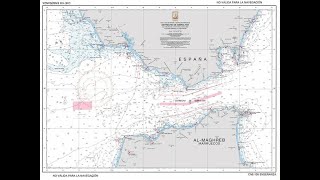 Carta Náutica Estrecho de Gibraltar  Navegación Costera  Esfera Terrestre [upl. by Caitrin277]