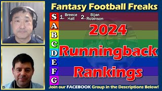 Fantasy Football 2024 Runningback Rankings Dynasy Leagues fantasyfootballdynasty fantasyfootball [upl. by Hsekar]