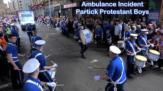 Glasgow Big Walk 2022  Ambulance Incident  Partick Protestant Boys [upl. by Scurlock935]