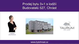 Prodej bytu 31 s lodžií Budovatelů 527 Chrást [upl. by Lorelle]