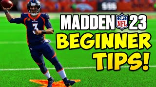 From Beginner to Master 10 Tips To Win Now in Madden 23 [upl. by Attenyw]