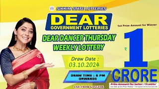 LOTTERY SAMBAD LIVE DEAR 6 PM 03102024 SIKKIM LOTTERY LIVE DEAR LOTTERY LIVE LOTTERY SAMBAD [upl. by Nomolas]