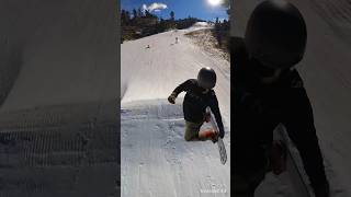 KORUA Pocket Rocket off of jumps Why not 💯🤙💯 koruashapes pocketrocket method snowboarding [upl. by Auroora]