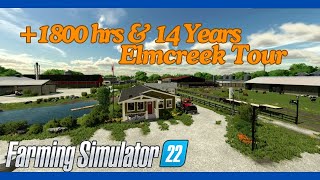 Elmcreek 1800hrs Later  Map Tour  PS5  FS22 [upl. by Hereld]