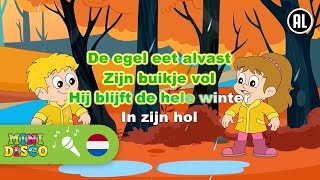 HERFST  Kinderliedjes  Karaoke  Minidisco [upl. by Enneibaf]