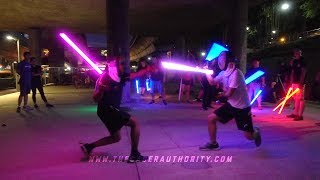 The most realistic lightsaber dueling experience in Singapore by The Saber Authority [upl. by Valerle784]