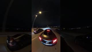 Supercharged 350z Hr 91 vs modded Ecoboost fbo E upgraded turbo 40 roll [upl. by Ettevroc]