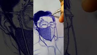 Drawing Ren Hiramoto drawing penart shorts short [upl. by Birgitta823]