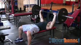 Isometric Bench Press  How to do Isometric Barbell Bench Press [upl. by Nylyoj]