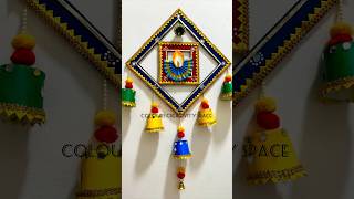 Diya Wall Hanging  Diwali Decoration Ideas cardboardcrafts shorts papercupcraft ytshorts diy [upl. by Oiruam]