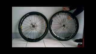 Clipser un pneu vtt tubeless sans compresseur [upl. by Naitsirc]