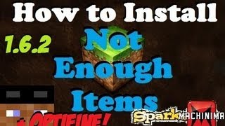 How to Install ► Not Enough Items  Optifine ◄ 164 [upl. by Petula]