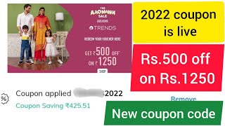 2022 coupon code is back ajiomania sale avaasa fusion brand offers new coupon code [upl. by Rhetta]