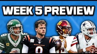 NFL Week 5 Preview [upl. by Babb]