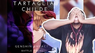 Genshin Impact Reaction  CHILDE BATTLE THEME All Phases  Genshin Impact OST [upl. by Leonora940]