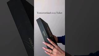 Tomorrowland 2023 Ticket Unboxing [upl. by Nyrtak413]