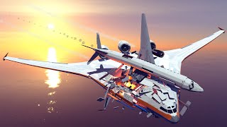 Airplane Crashes amp Shootdowns 10 Legacy  Besiege [upl. by Attiuqahs377]