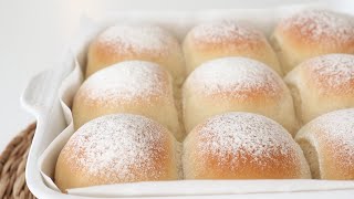 No Eggs Incredibly easy to make this fluffy milk buns Just need 10Minutes to prepare [upl. by Hagile243]