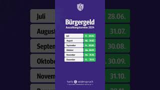 Auszahlungstermine 2024  JULI [upl. by Ibrad]