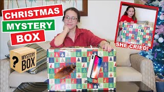 SUSPENSE MOMS CHRISTMAS MYSTERY BOX GONE WRONG  Haidee and Hazel [upl. by Ahsem]