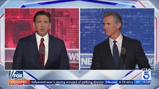 Takeaways from the fiery Ron DeSantisGavin Newsom debate on Fox [upl. by Leggat]