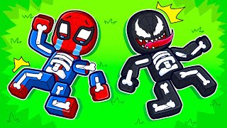 Spider Man amp Venom Break 392953493 Bones in Roblox [upl. by Koby]