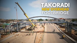 Takoradi First Ever Overhead Footbridge Nearing Completion [upl. by Maxy938]