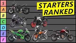 Beginner Motorcycle Tier List  Best Starter Bike [upl. by Ellehcir]