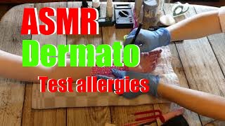 ASMR ROLEPLAY  Dermatologue test allergies [upl. by Domela640]