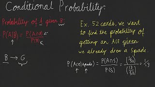 Conditional Probability  Full Lesson [upl. by Domph284]