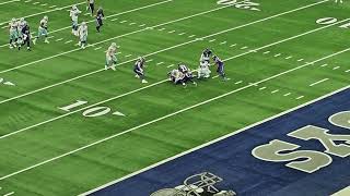 Dallas Cowboys Baltimore Ravens Tyler Smith hold CeeDee Lamb goalline fumble 92224 [upl. by Wisnicki]