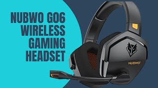 NUBWO G06 Wireless Gaming Headset [upl. by Norabel]