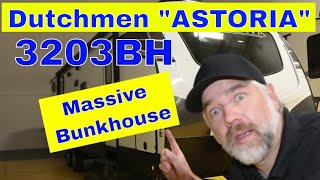 Dutchmen Astoria 3203BH Massive Bunkhouse Travel Trailer [upl. by Willin870]