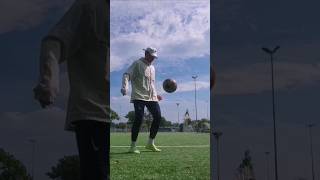 Football Freestyle Practice 🔥youtubeshorts soccer football [upl. by Nebuer]