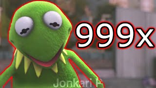 Why did Kermit fall from the roof  999x speed  animation meme [upl. by Nylodnew440]