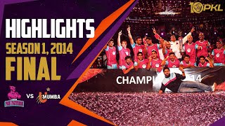 PKL Season 1 Final Highlights Jaipur Pink Panthers vs U Mumba  Watch 1000th Panga on January 15 [upl. by Horlacher]