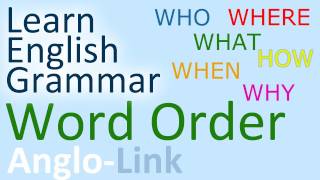 Word Order Sentence Structure  English Grammar Lesson Part 1  B1Intermediate [upl. by My]