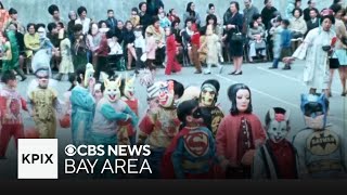 KPIX Archive Bay Area Halloween festivities in 1970 [upl. by Eelrehpotsirhc]