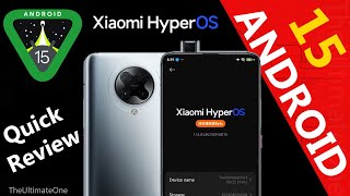 Hyper OS 20 Android 15 Now Ready for Poco F2 Pro amp Redmi K30 Pro Quick Review [upl. by Sirovart]