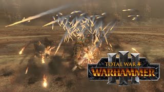 How Fast 20 Hellstorm Rocket Batteries Can Take Down 1 Dread Saurian in Total War Warhammer 3 [upl. by Marie-Ann736]