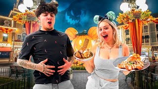 WE RATED DISNEYS HALLOWEEN FOOD [upl. by Shippee]