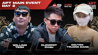 Asian Poker Tour Phu Quoc 2024  Main Event Day 2  USD 185000 For First Contd [upl. by Dimitri]