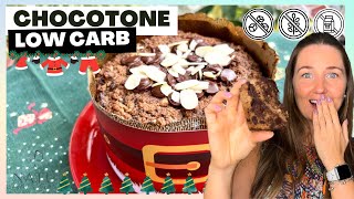 COM AVELÃ CHOCOLATE É CHOCOTONE LOW CARB OTIMA PARA DIABÉTICOS SEM GLÚTEN E SEM LEITE [upl. by Assenaj]