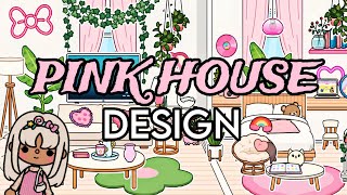 Cute Pink House Design🌷💗toca boca world [upl. by Neiht443]